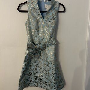 Lilly Pulitzer Tazie Dress. Bluette Ditsy Daisy metallic. Sz 00